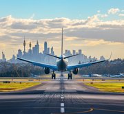 Departure from Sydney